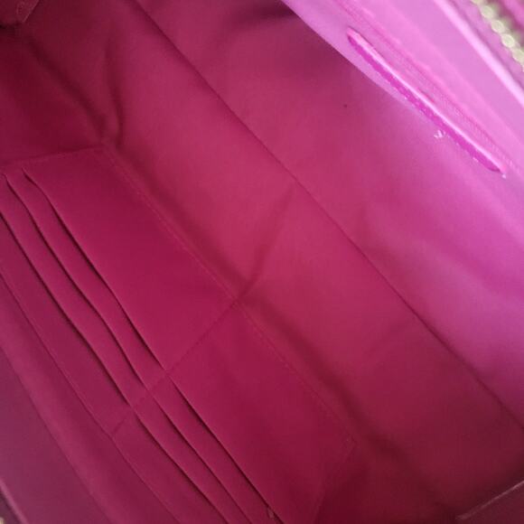 Trina Turk Colorblock Shoulder Bag Tangerine Pink Beachy - Picture 7 of 8